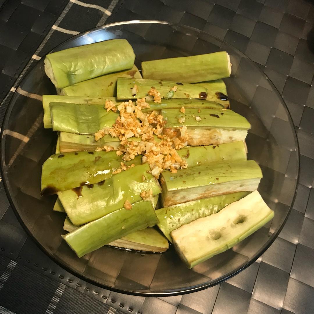 清蒸秋茄，饱受精华