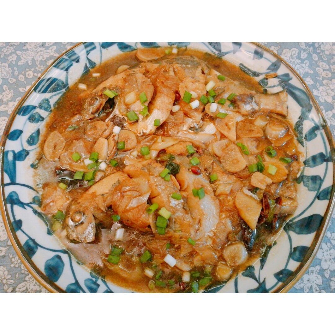 家常红烧鲳鱼