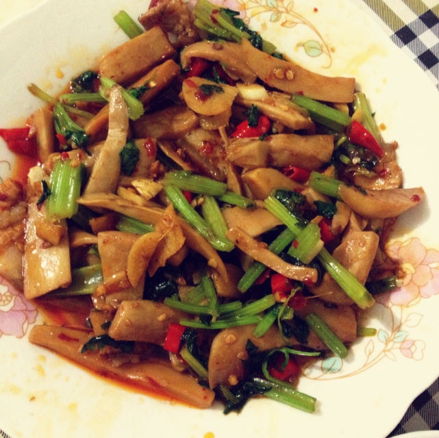 干锅杏鲍菇