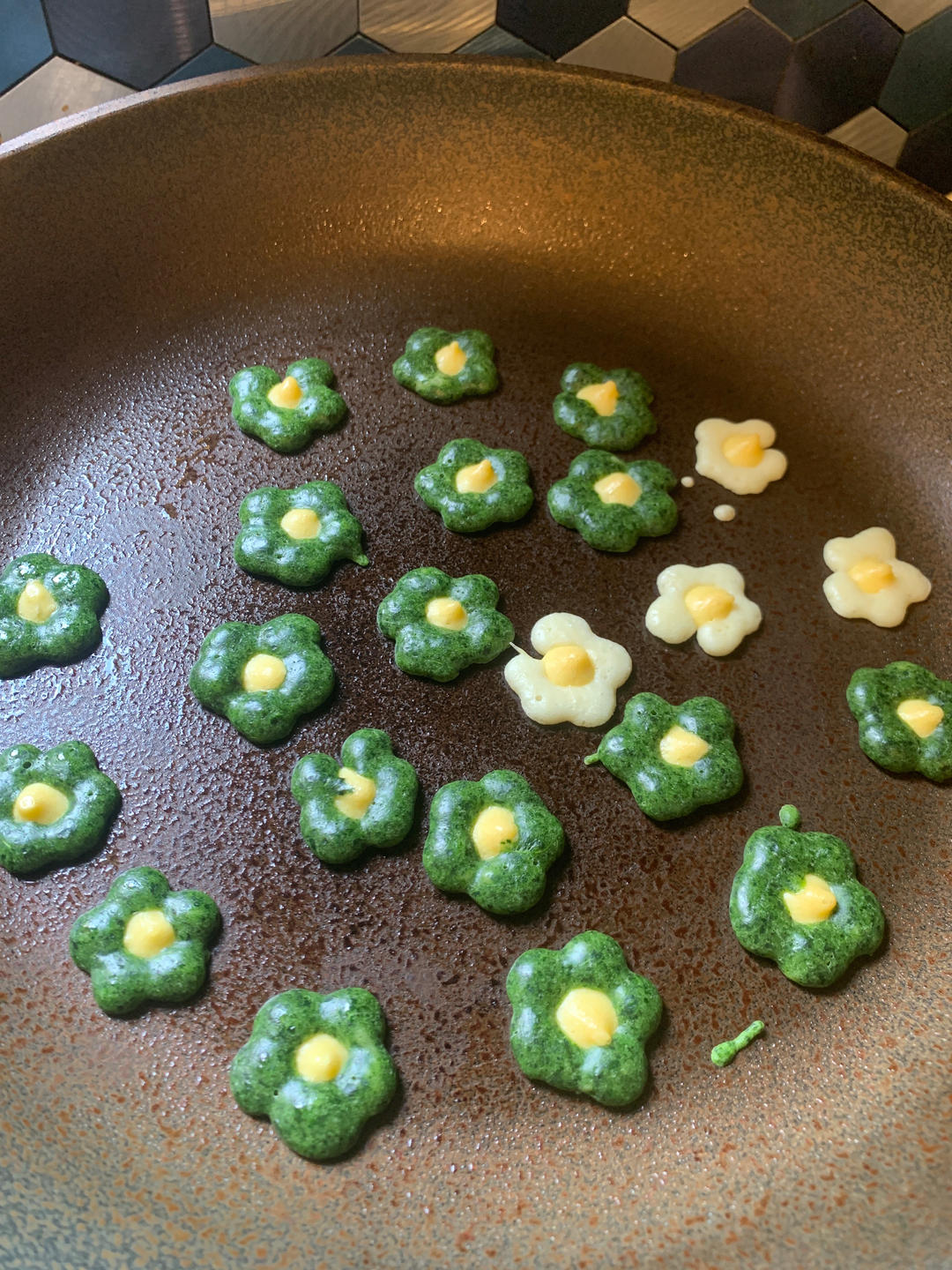 菠菜小花饼 宝宝辅食食谱