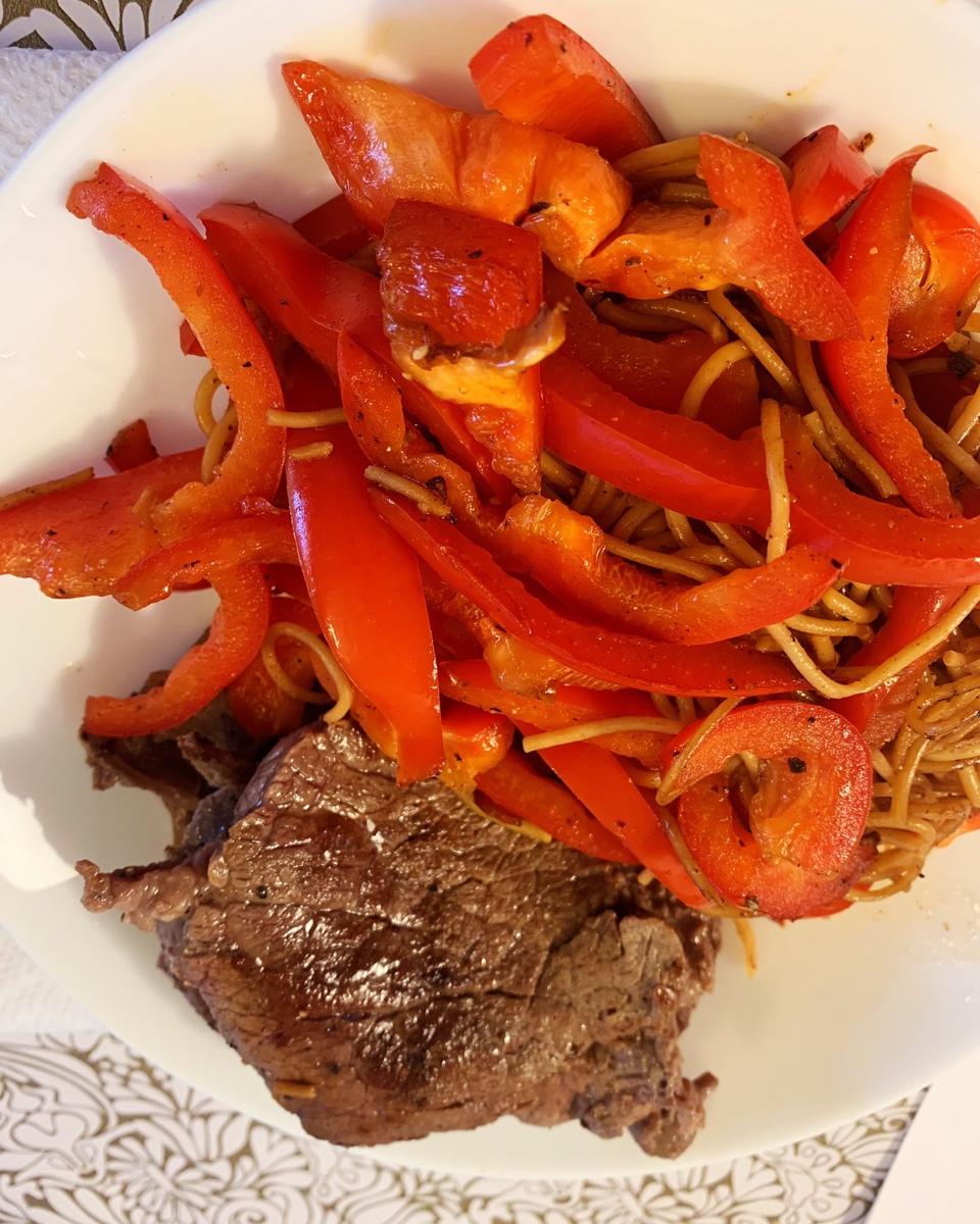杭椒牛柳黑椒牛柳 终于找到炒出嫩牛肉的办法了 肉片肉丝都适用