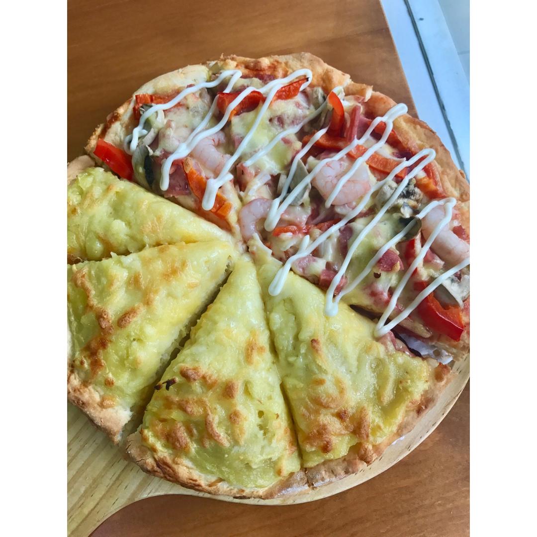 不用酵母的披萨底 No Yeast Pizza Dough