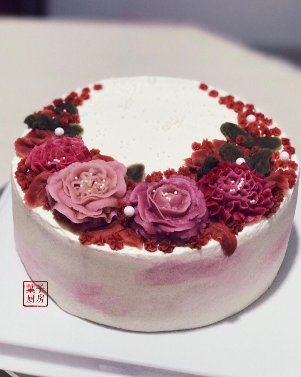 韩式豆沙裱花-豆沙霜配方大全