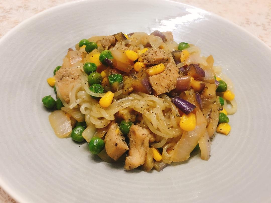 5分钟速食--青椒炒鸡脯