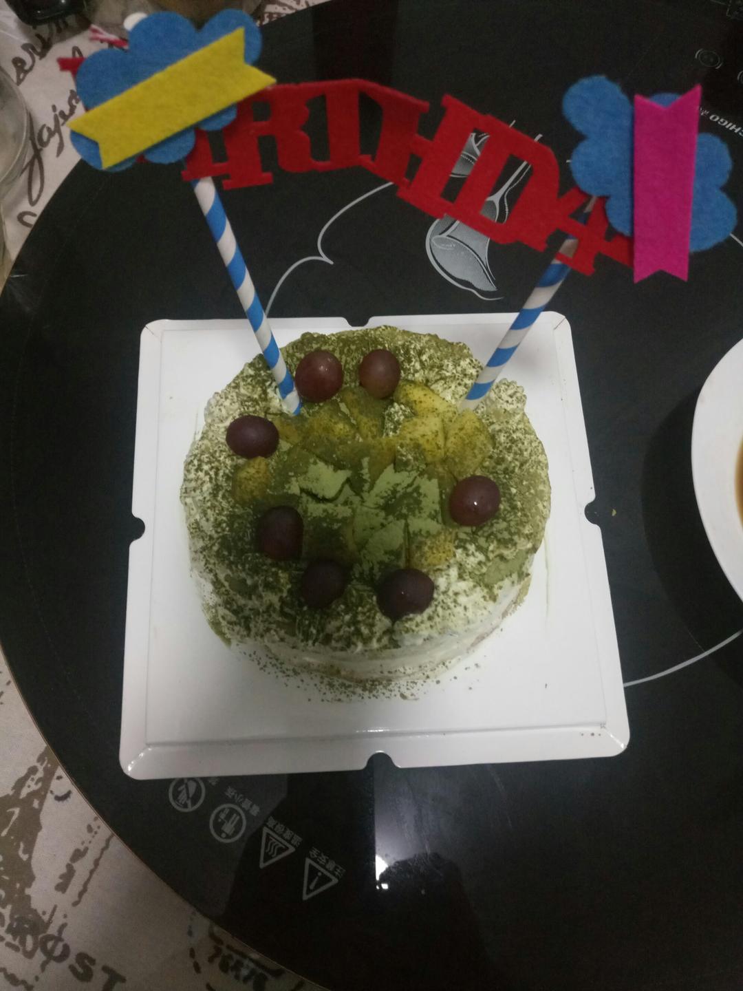 6寸心形戚风蛋糕