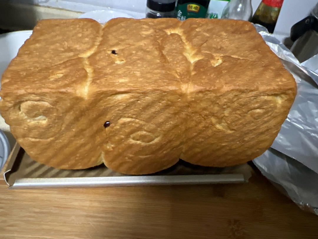 手工揉面也可以做的土司面包