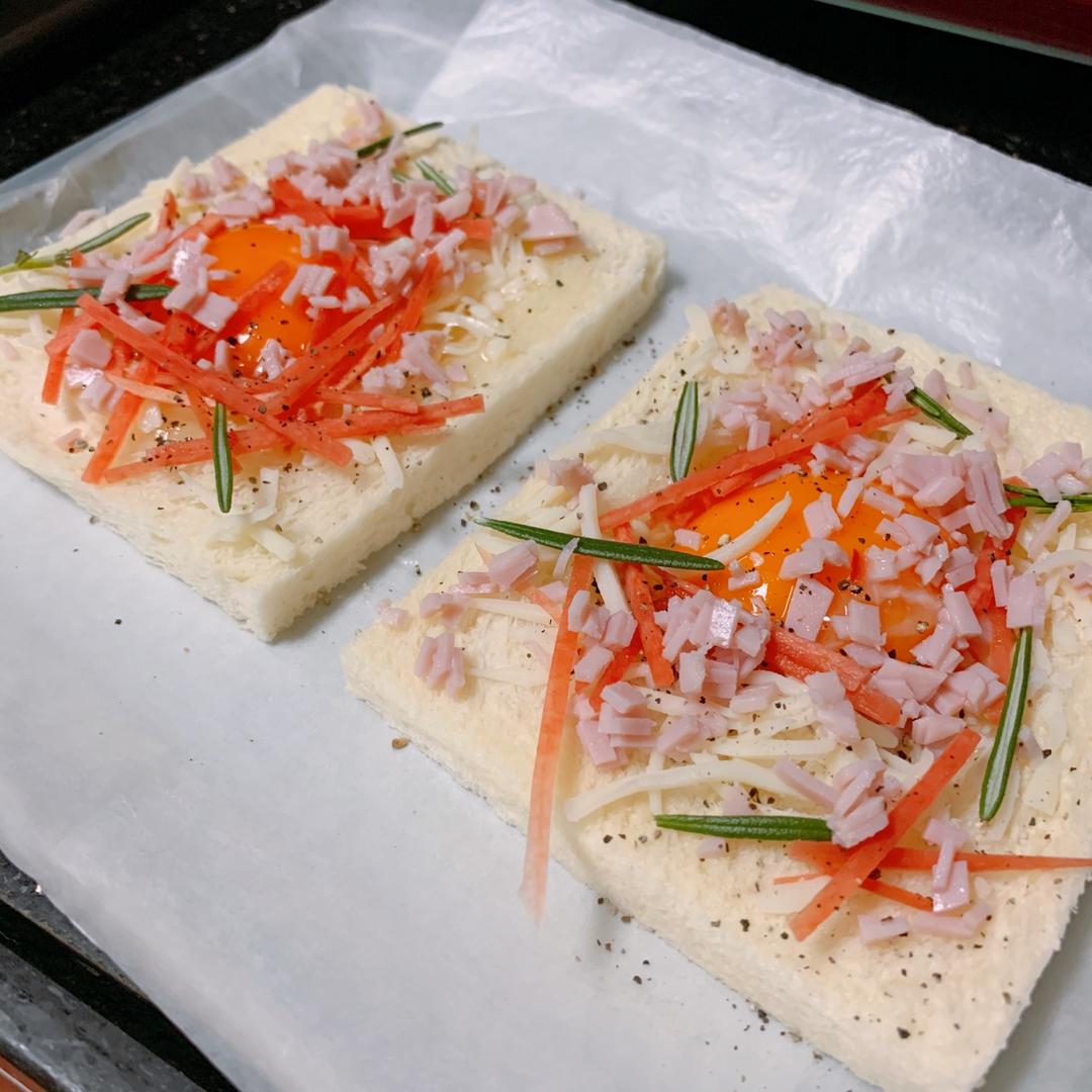 快手早餐🥣脆脆的鸡蛋烤吐司