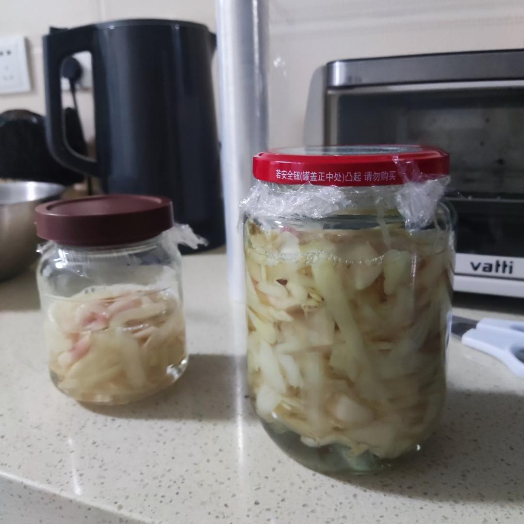 日本寿司店的泡姜