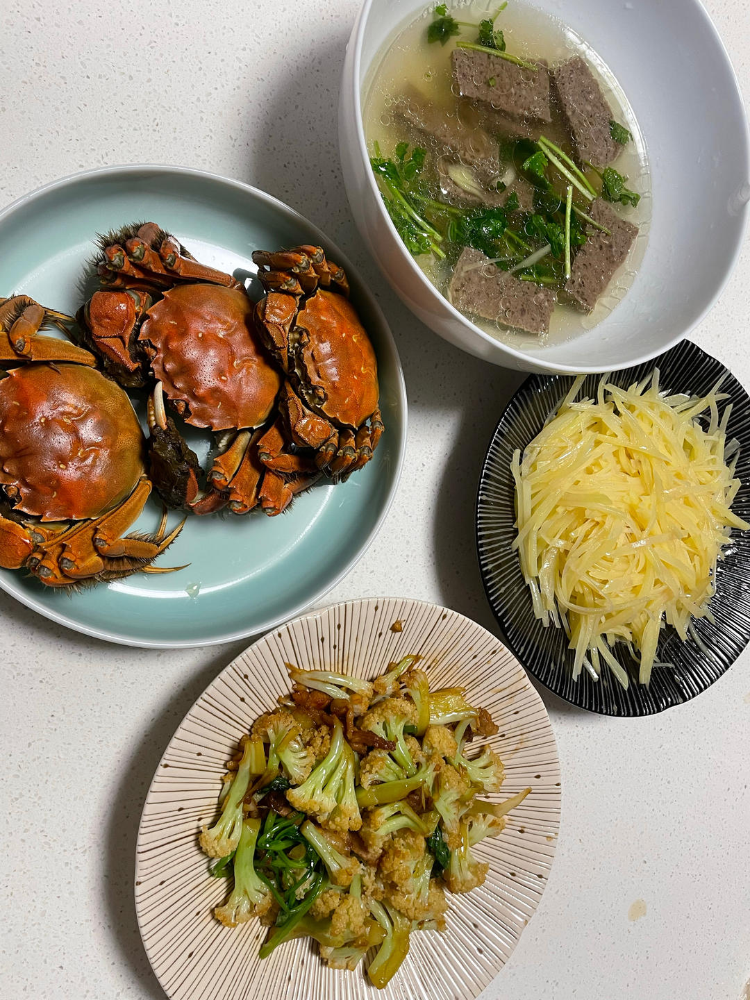 和饭店一个味道的干锅花菜