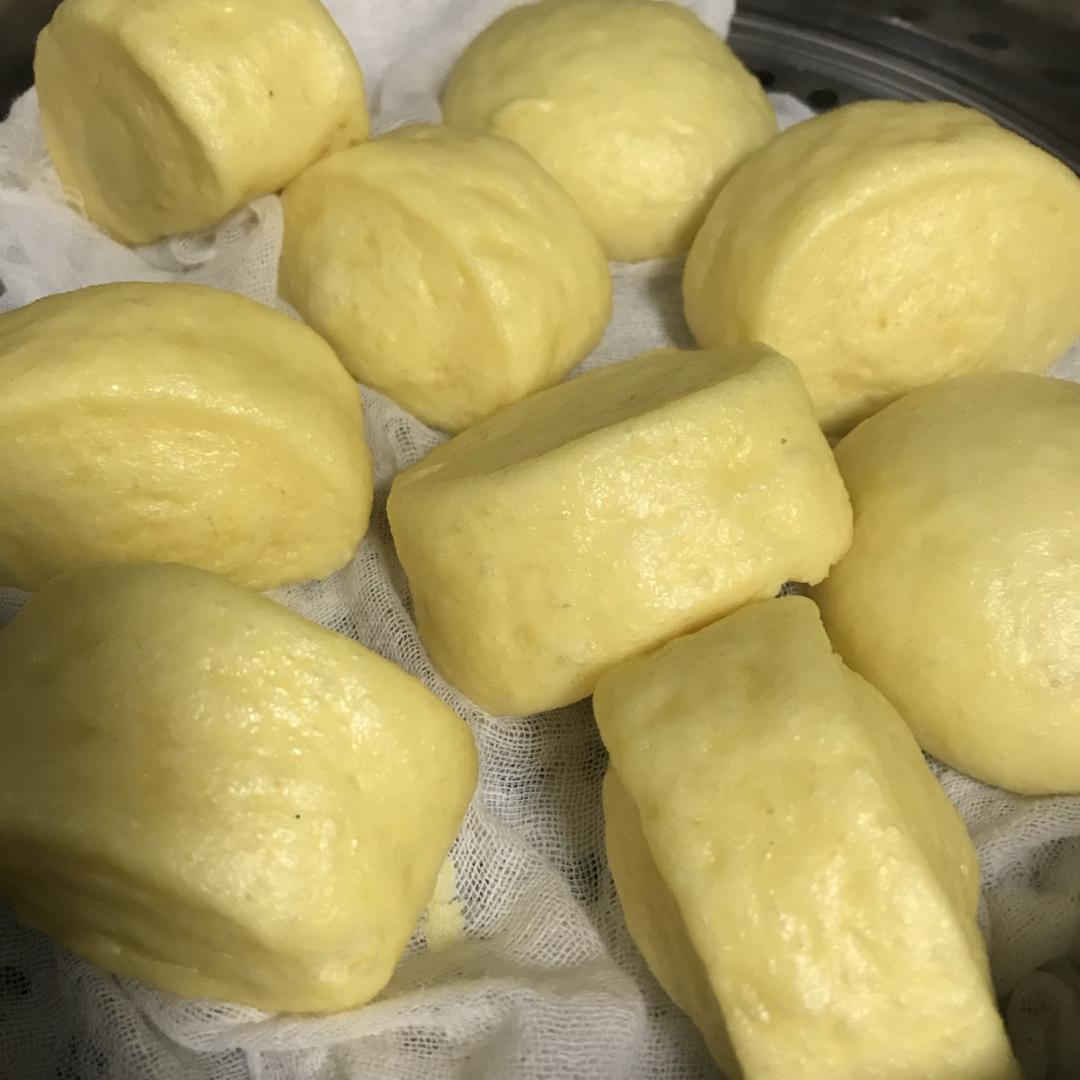 奶香玉米面馒头（一次发酵）