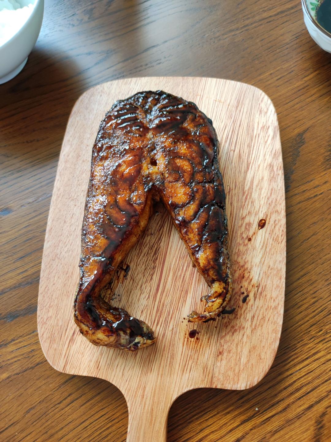 中式照烧三文鱼，即使全熟也好吃【喃猫料理日常】