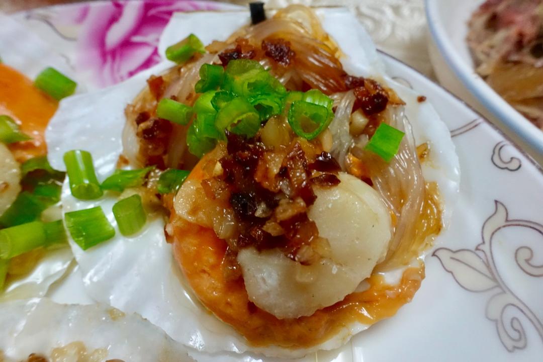 蒜蓉粉丝蒸扇贝
