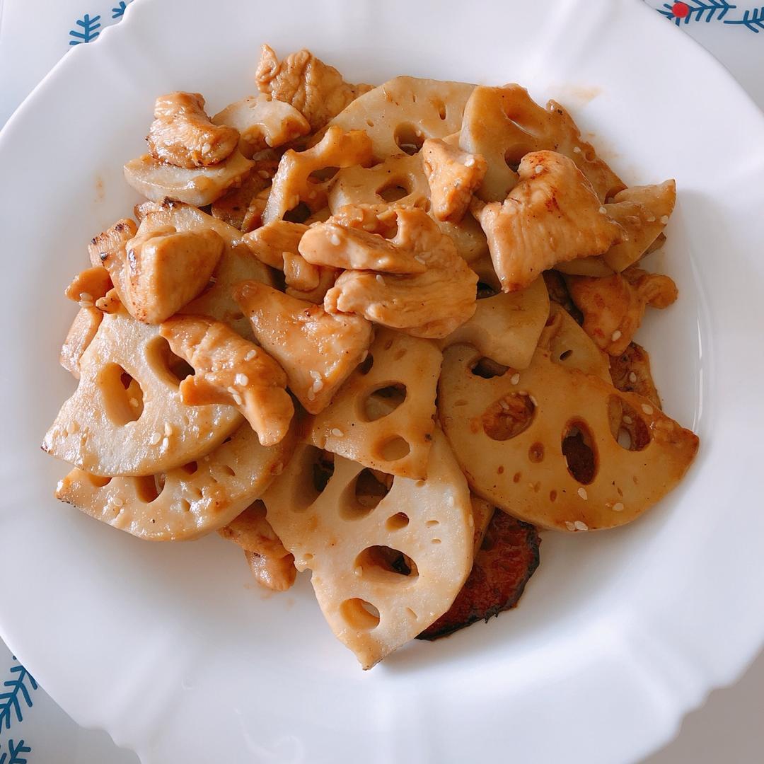 照烧莲藕鸡胸肉
