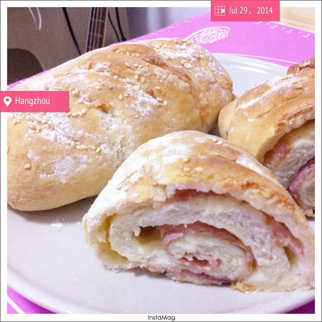 法式脆皮培根面包