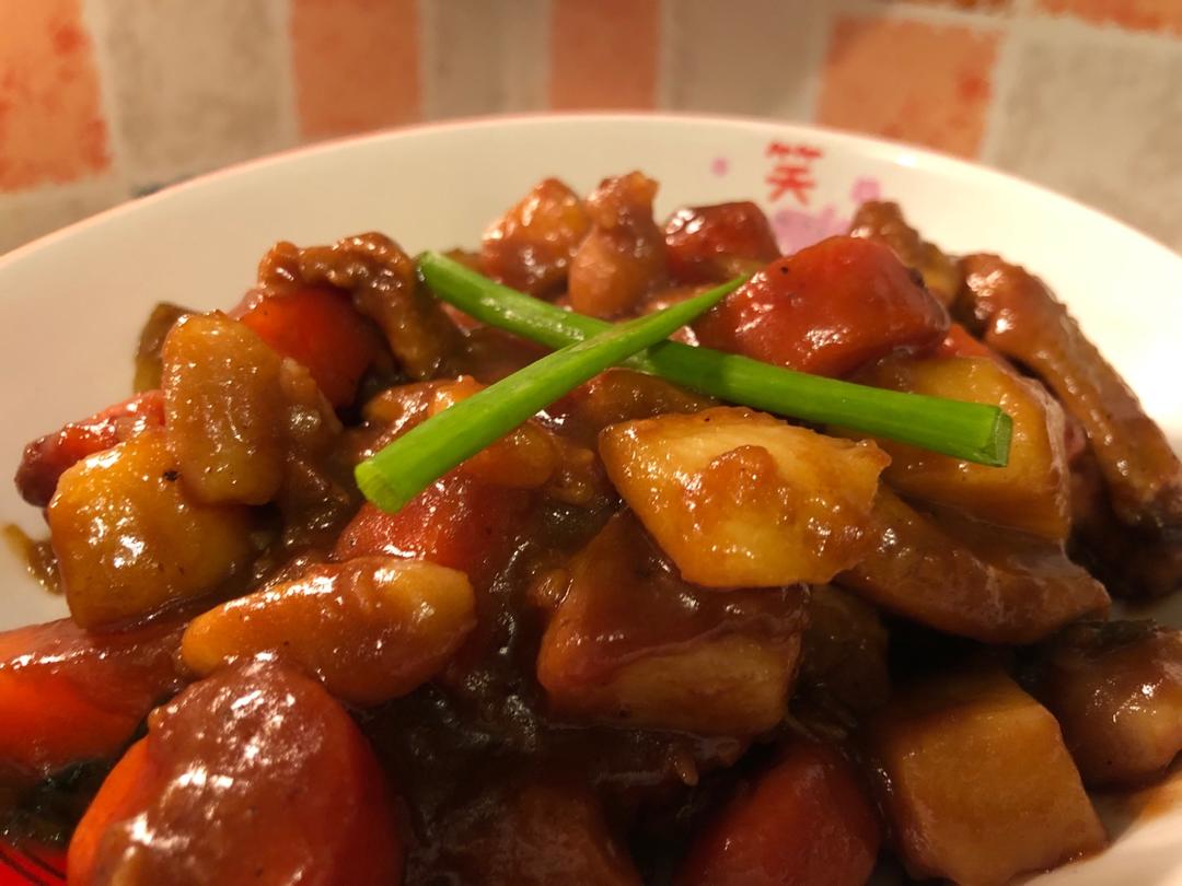 鸡腿炖土豆超级快手菜