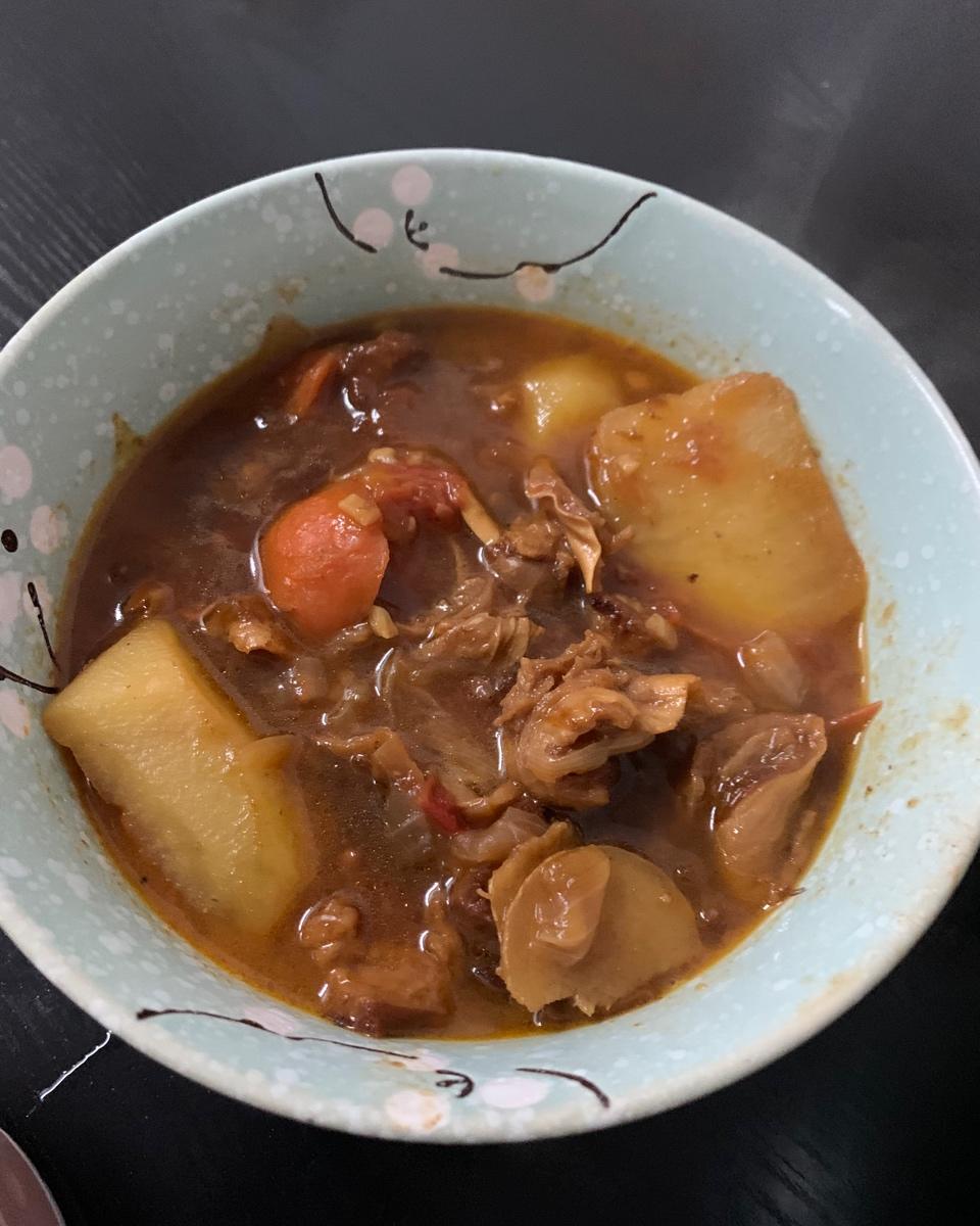 番茄土豆炖牛腩