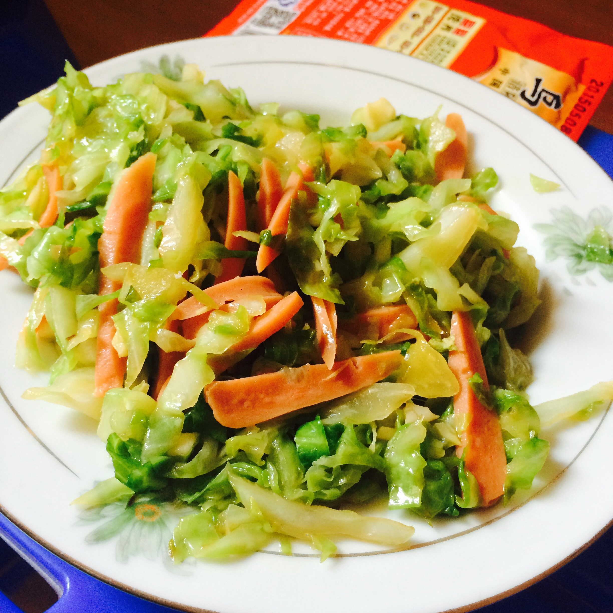 酸辣包菜丝