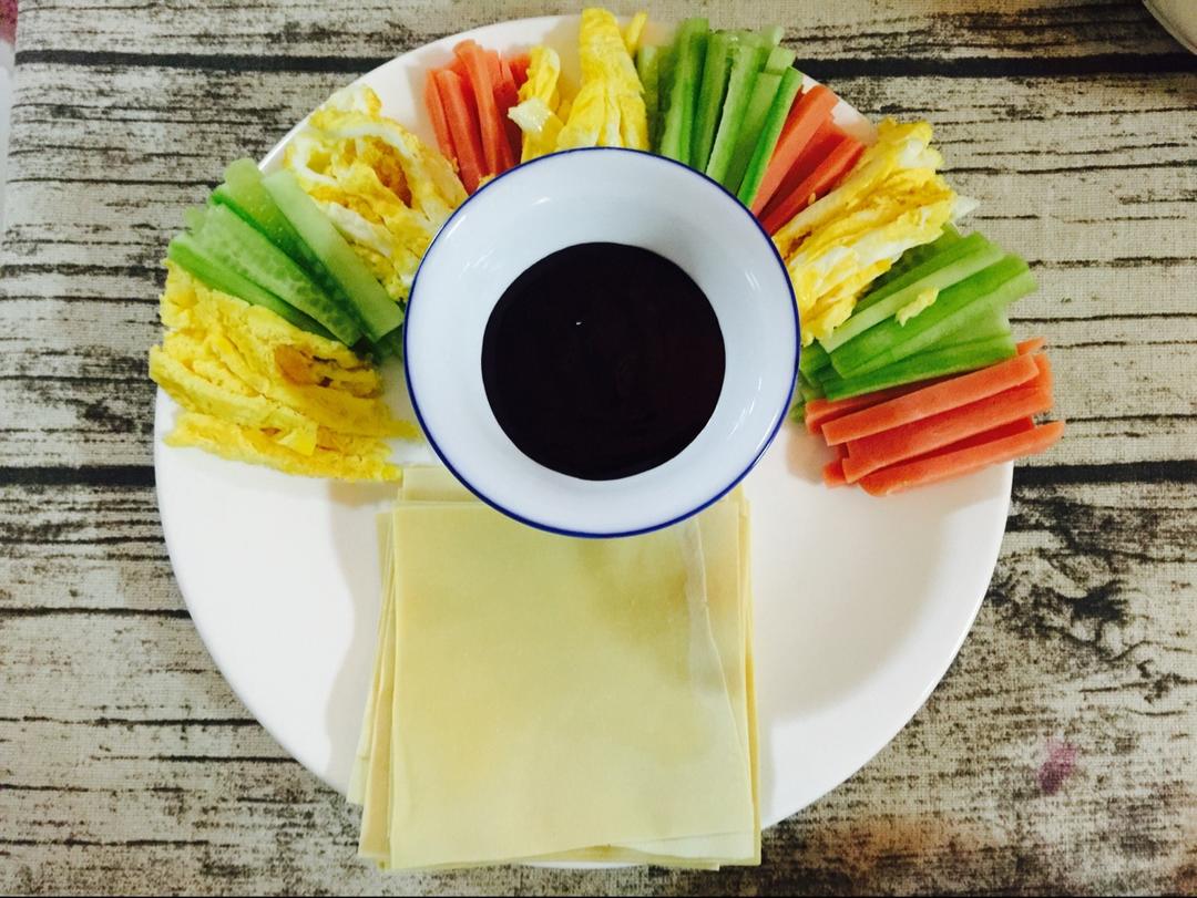 豆皮蔬菜卷--6月香葱伴侣版