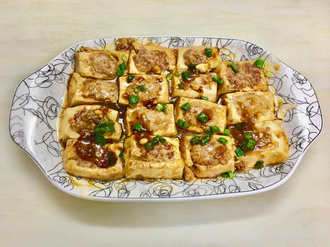 酿豆腐 豆腐箱 Tofu with Pork Mince Filling