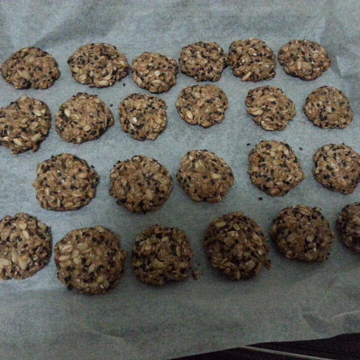 黑芝麻燕麦高纤饼干（无添加，另含植物油减脂配方）