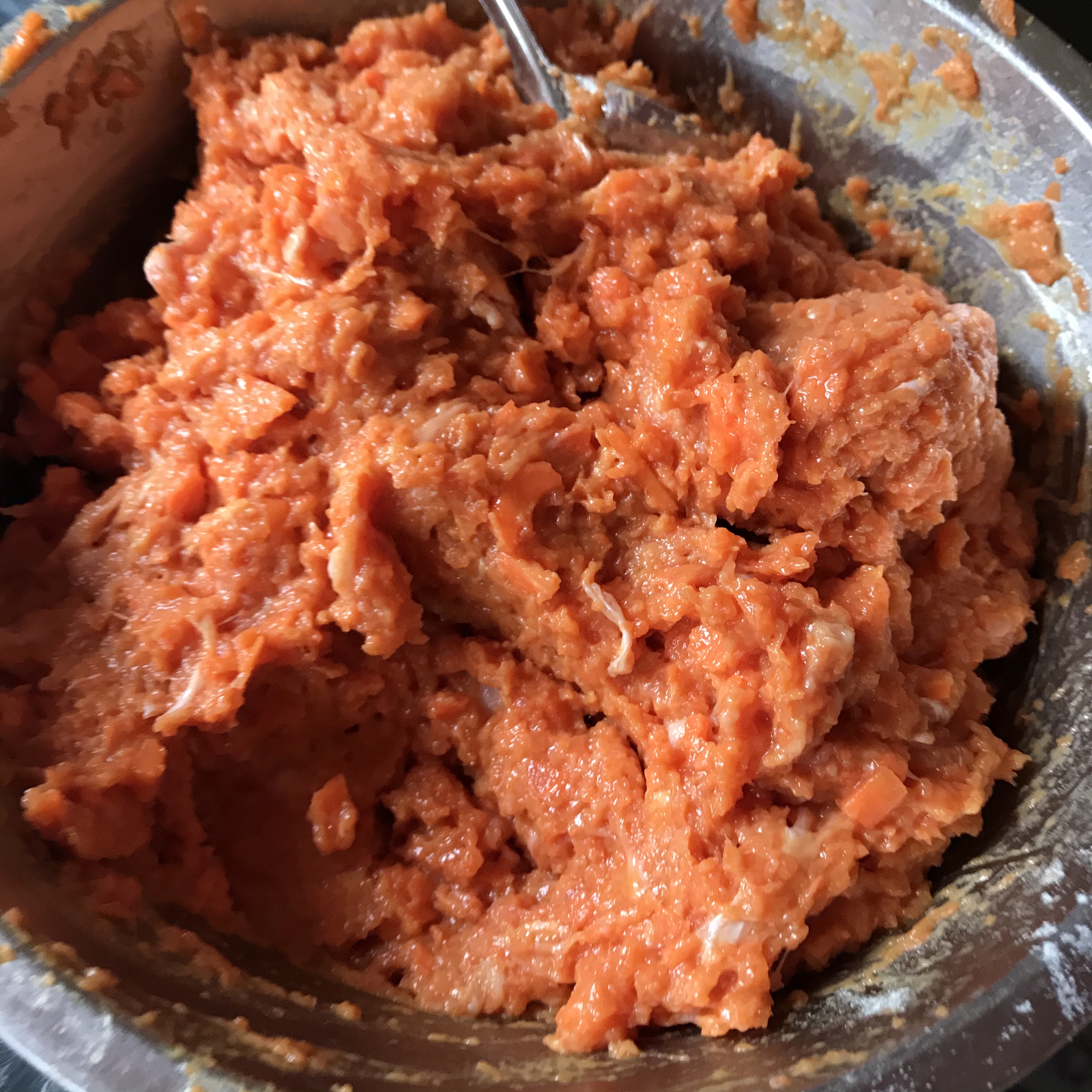 手工猪肉胡萝卜饺子番茄汤底的做法 步骤7