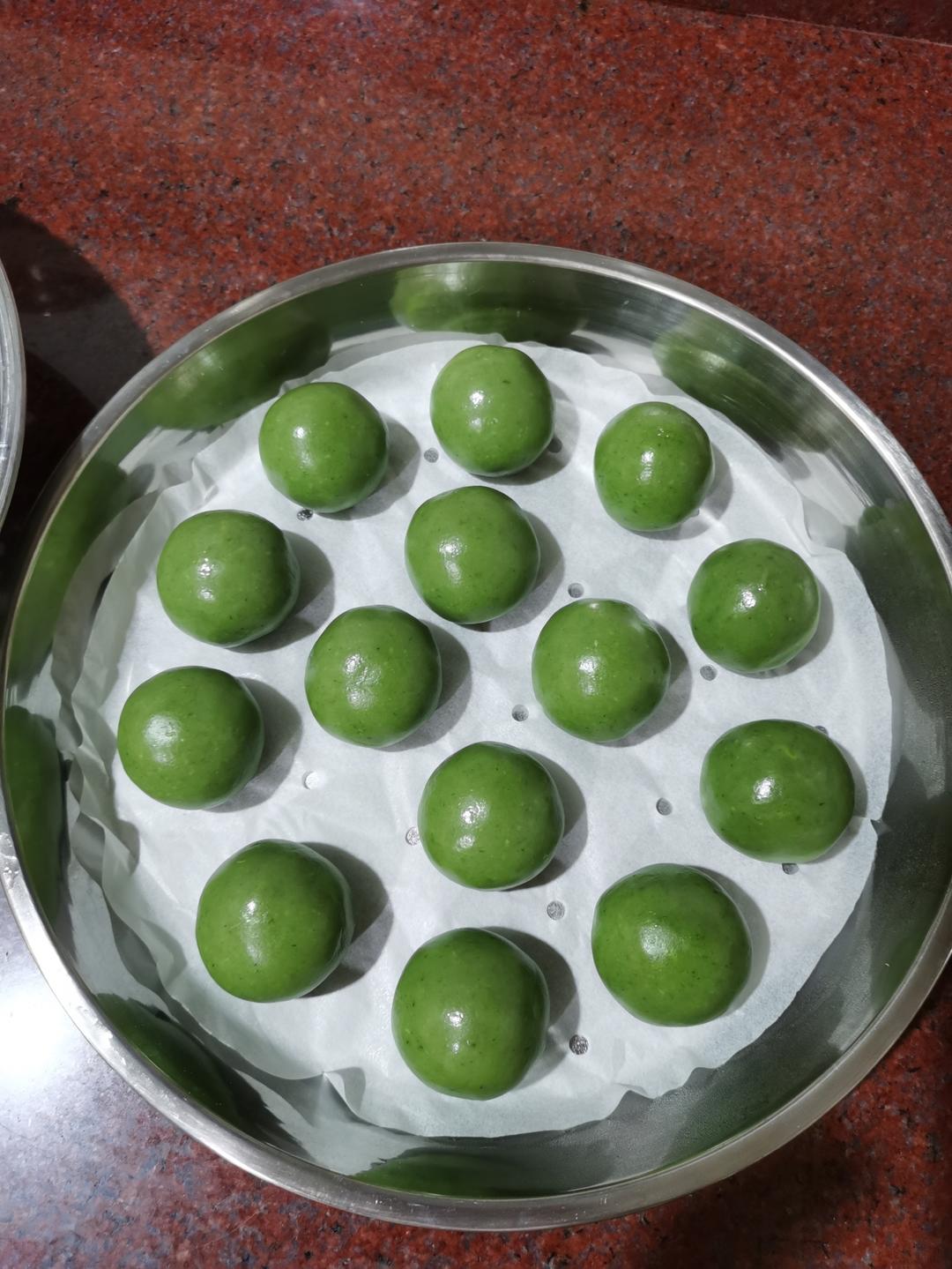 艾草青团(出锅不变黑)