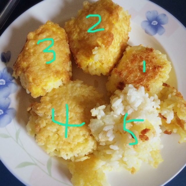 蛋煎饭团
