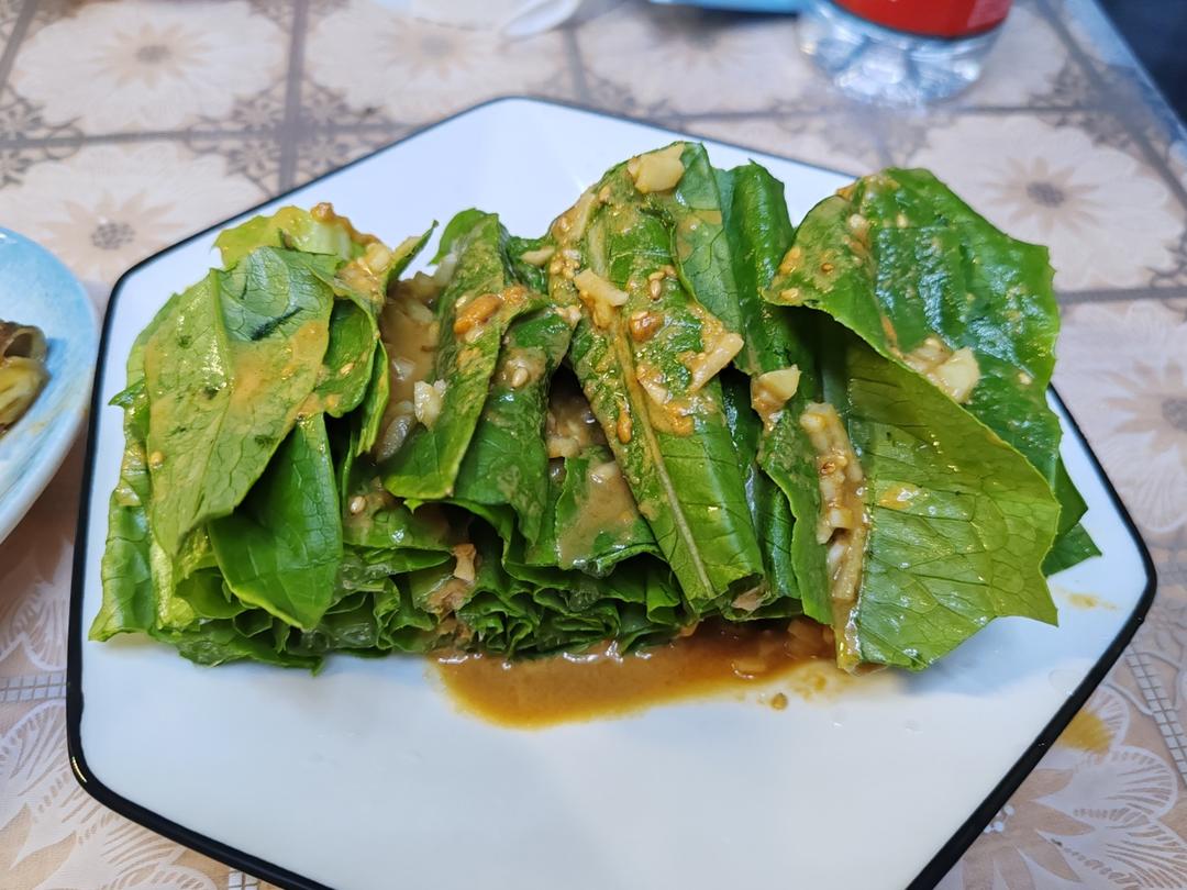 每次做都光盘的麻酱油麦菜