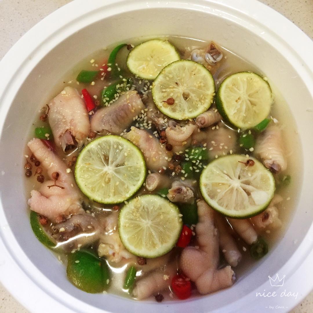 网红柠檬鸡爪