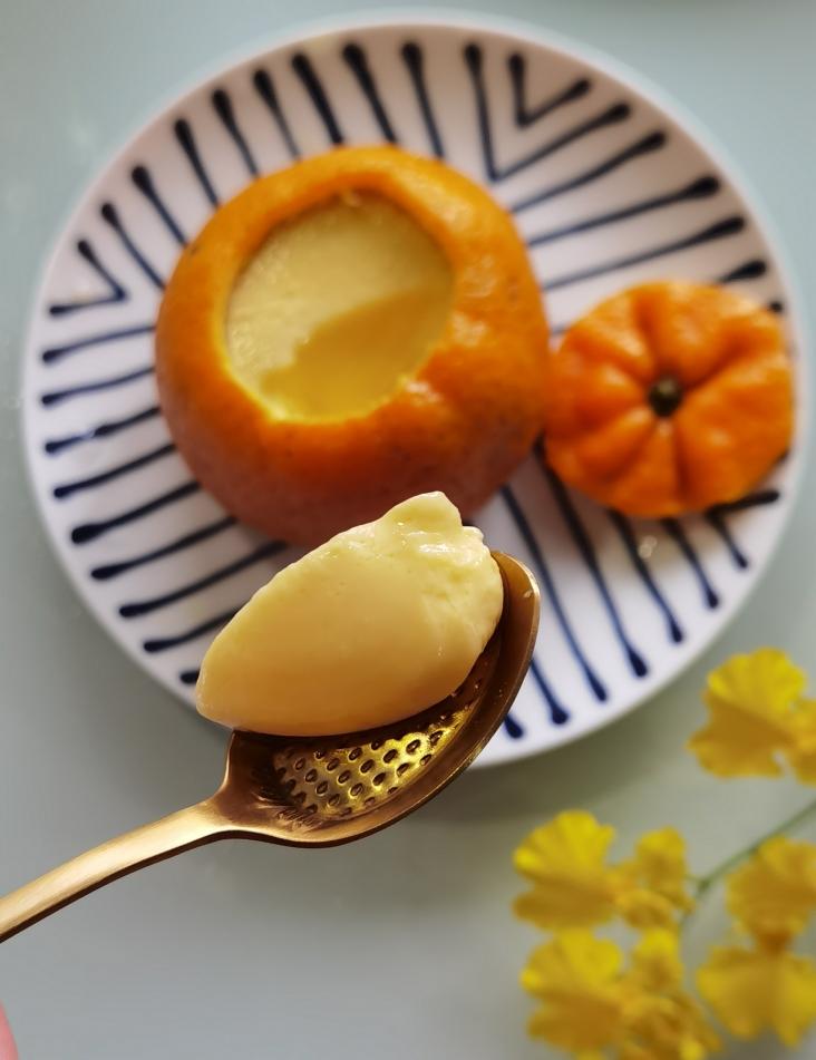 桔子蒸蛋