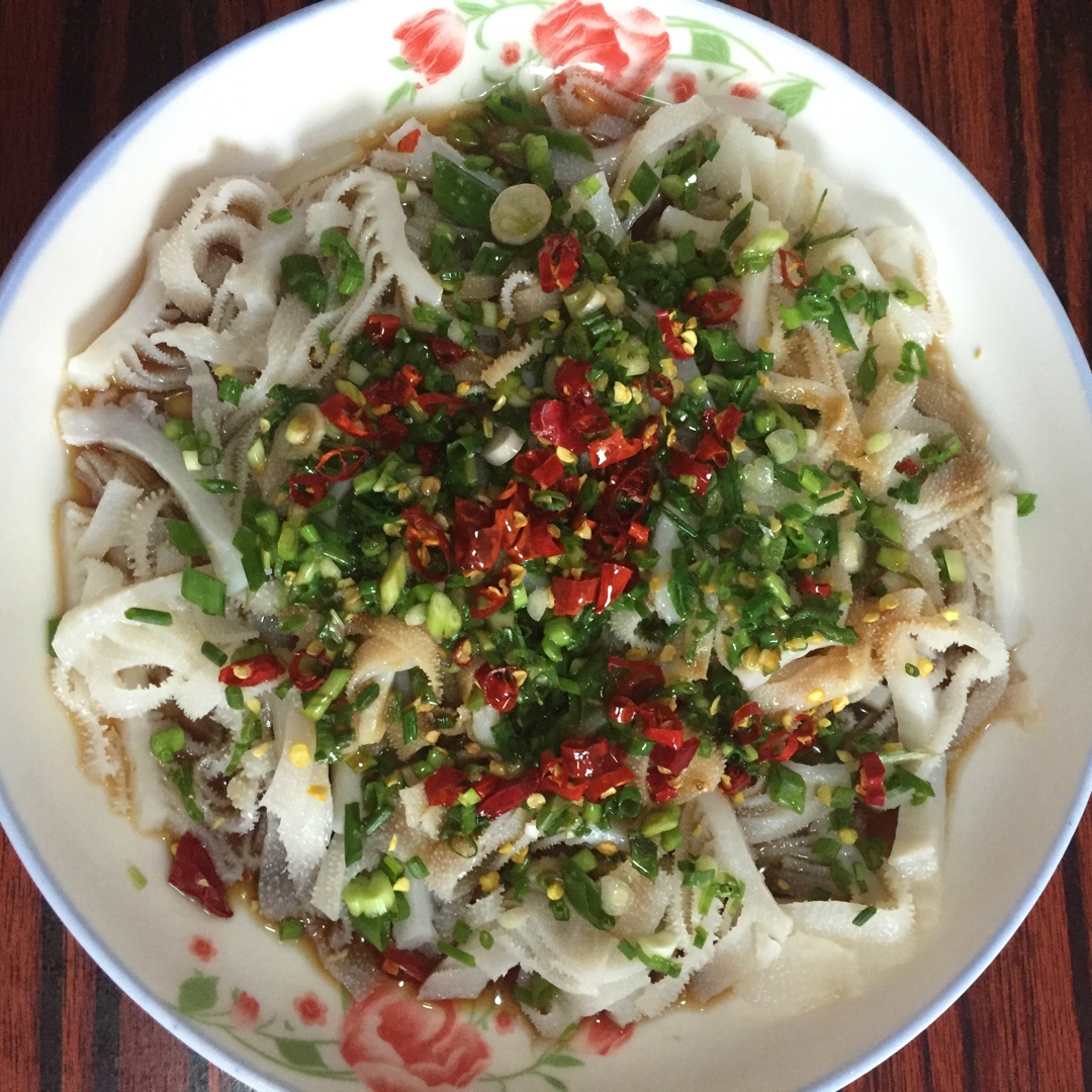葱油牛百叶