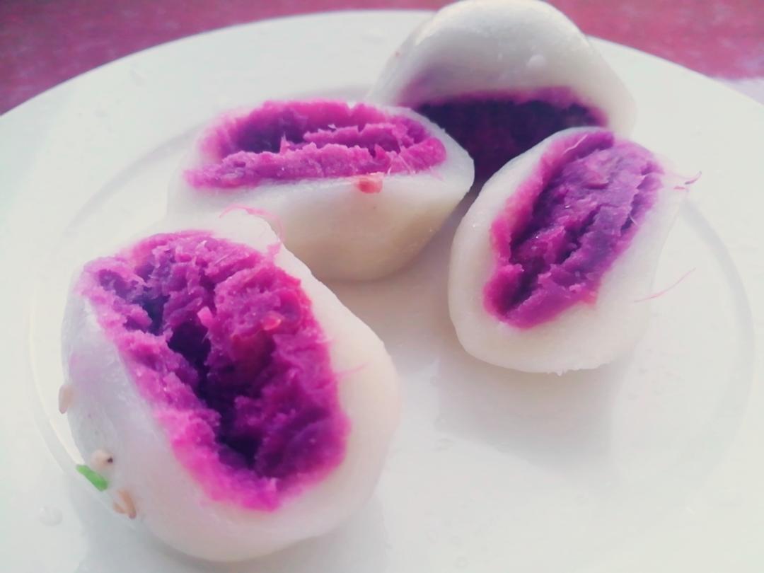 紫薯糯米糍