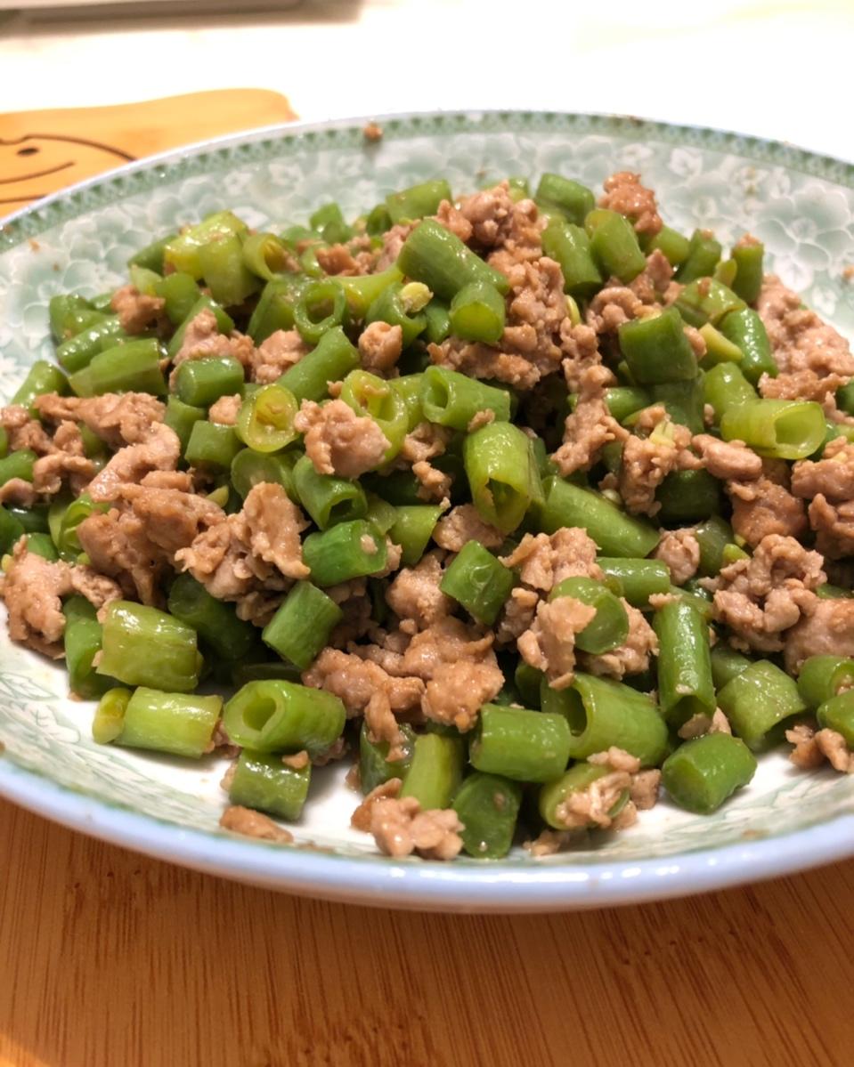 碎豆角肉末