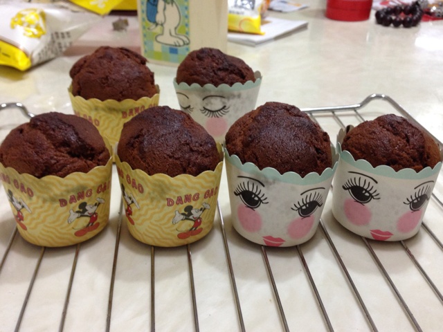 倍量巧克力纸杯蛋糕