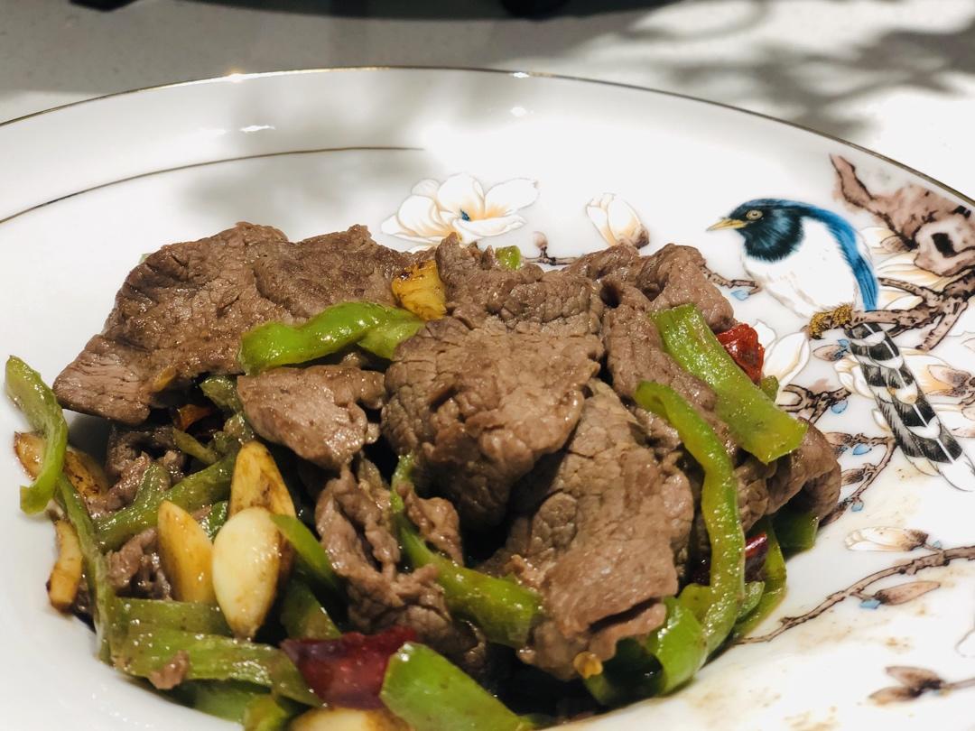 青椒炒牛肉