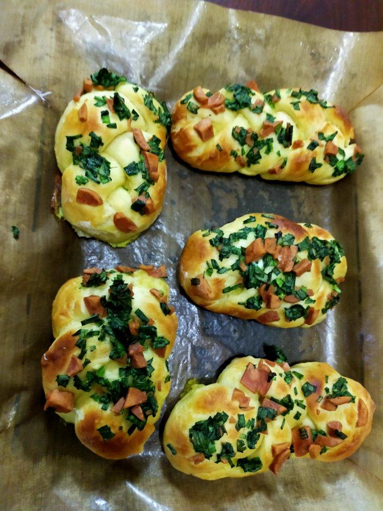 牛油香葱软面包 可以一天三顿都吃它！