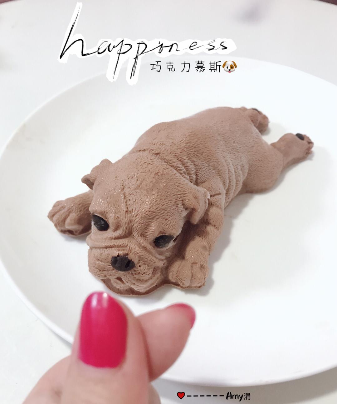 小狗慕斯蛋糕