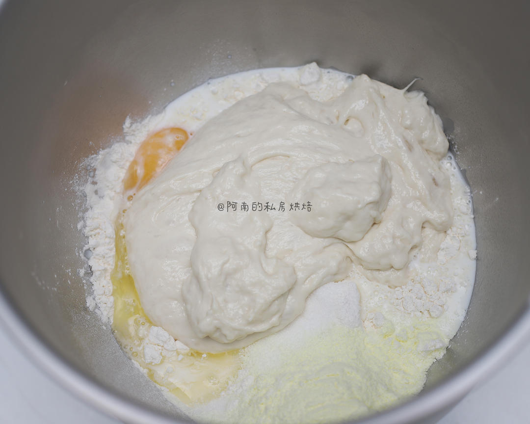 纯奶手撕吐司的做法 步骤1