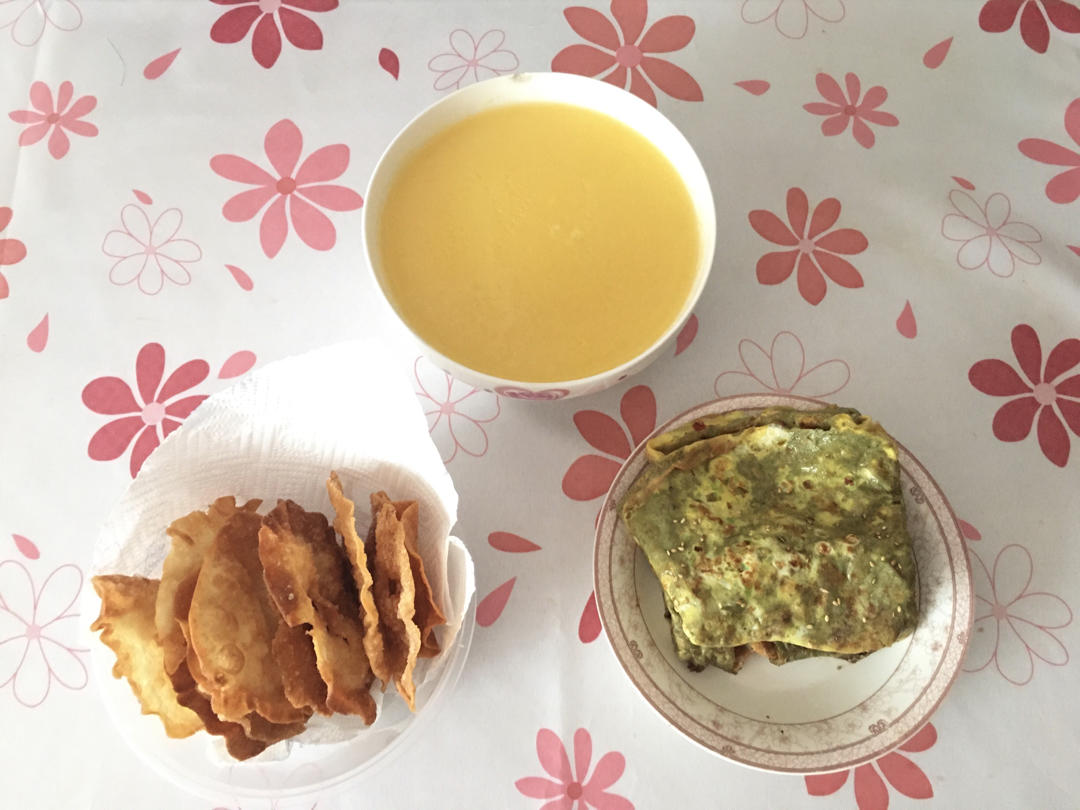 纯绿豆面儿的煎饼果子（附果篦儿做法）