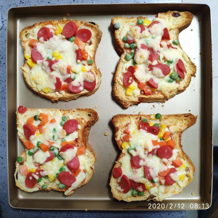 超好吃面包披萨🍕