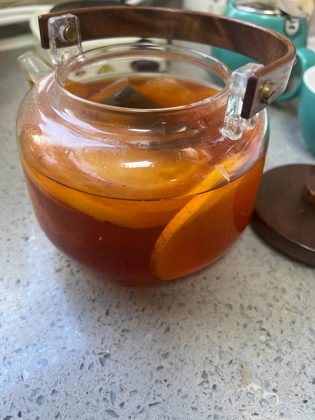入冬的仪式感煮一壶苹果热橙茶