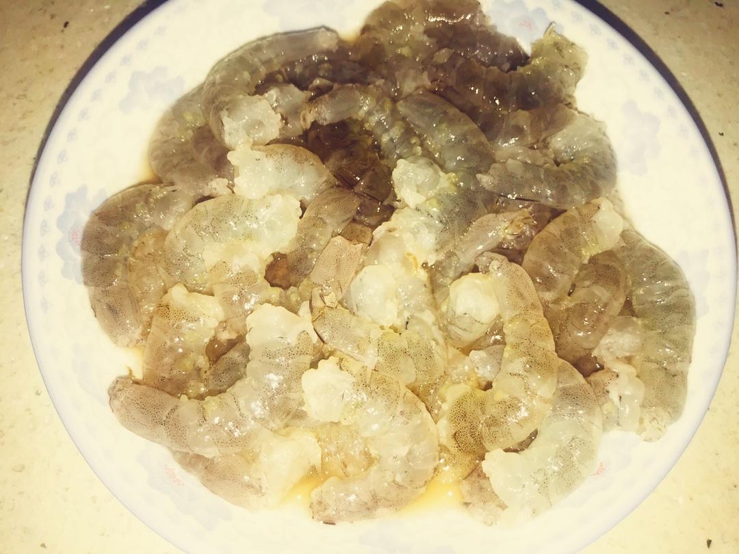 家常菜-西兰花炒虾仁