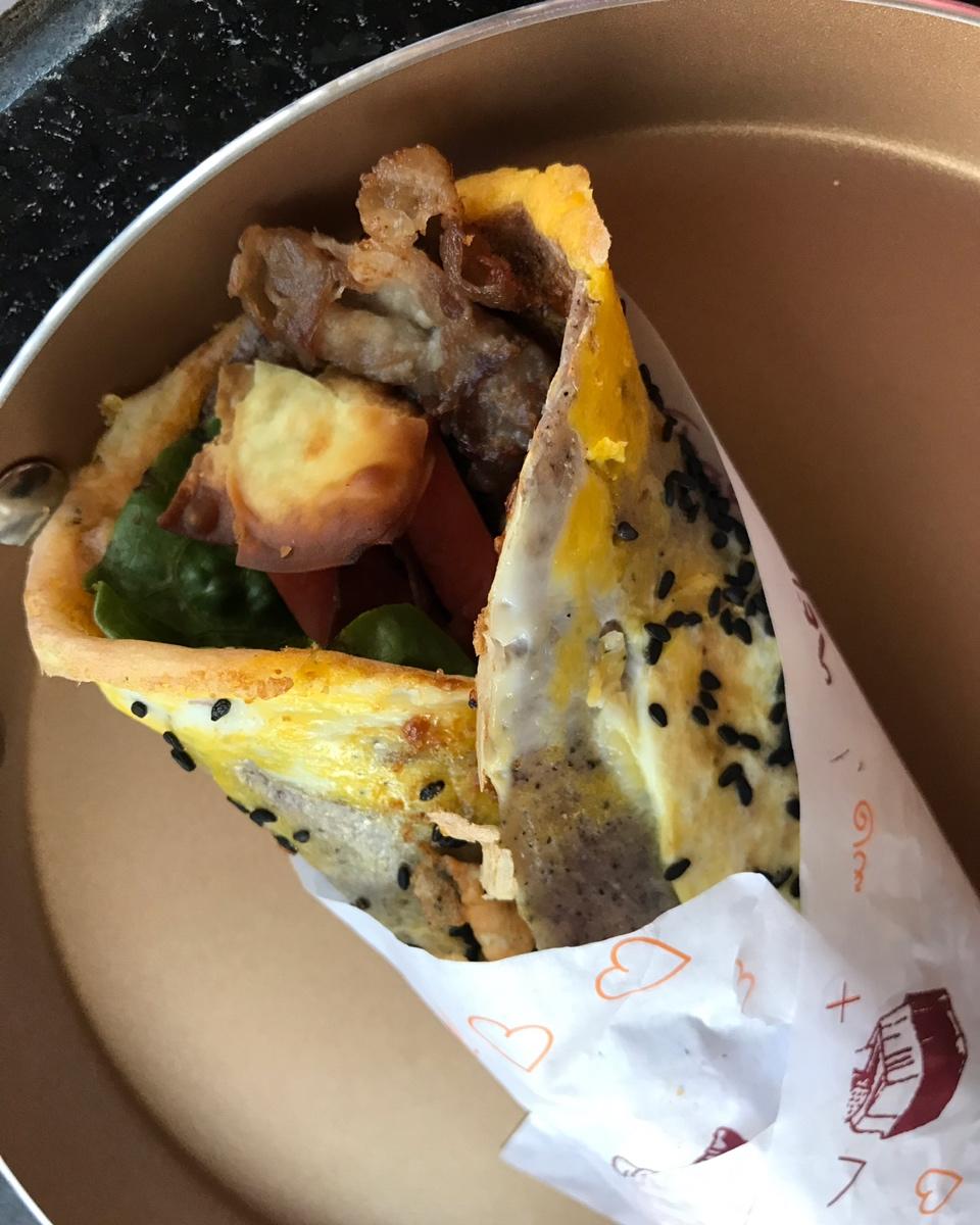 商业版~煎饼果子~简易脆片做法~秘制酱料~