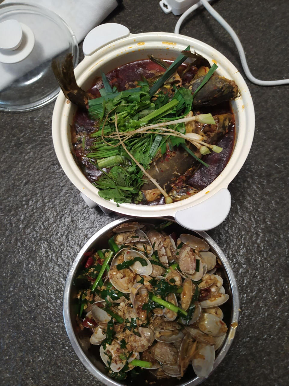 爆炒花甲