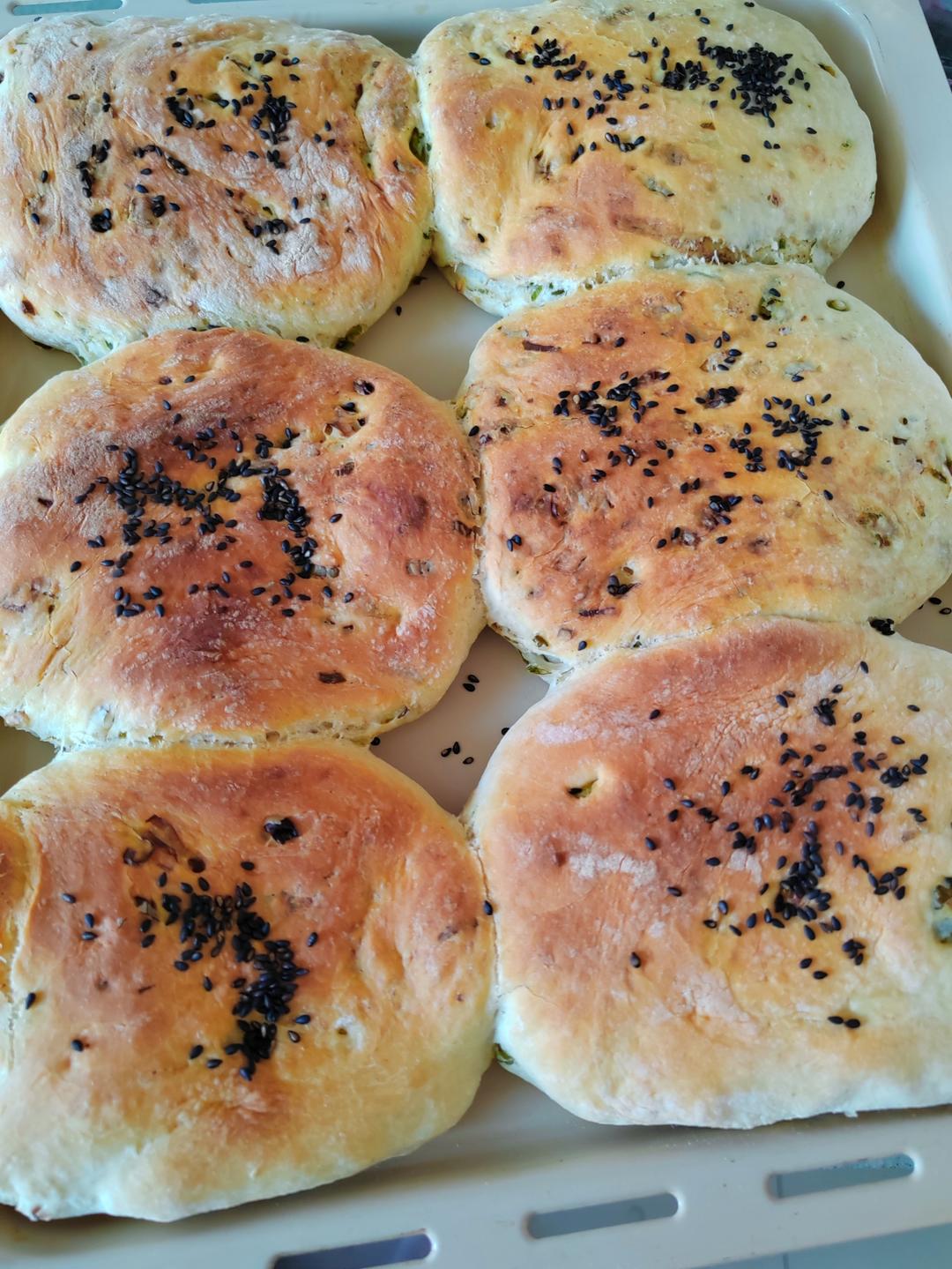 发面饼-葱花椒盐饼