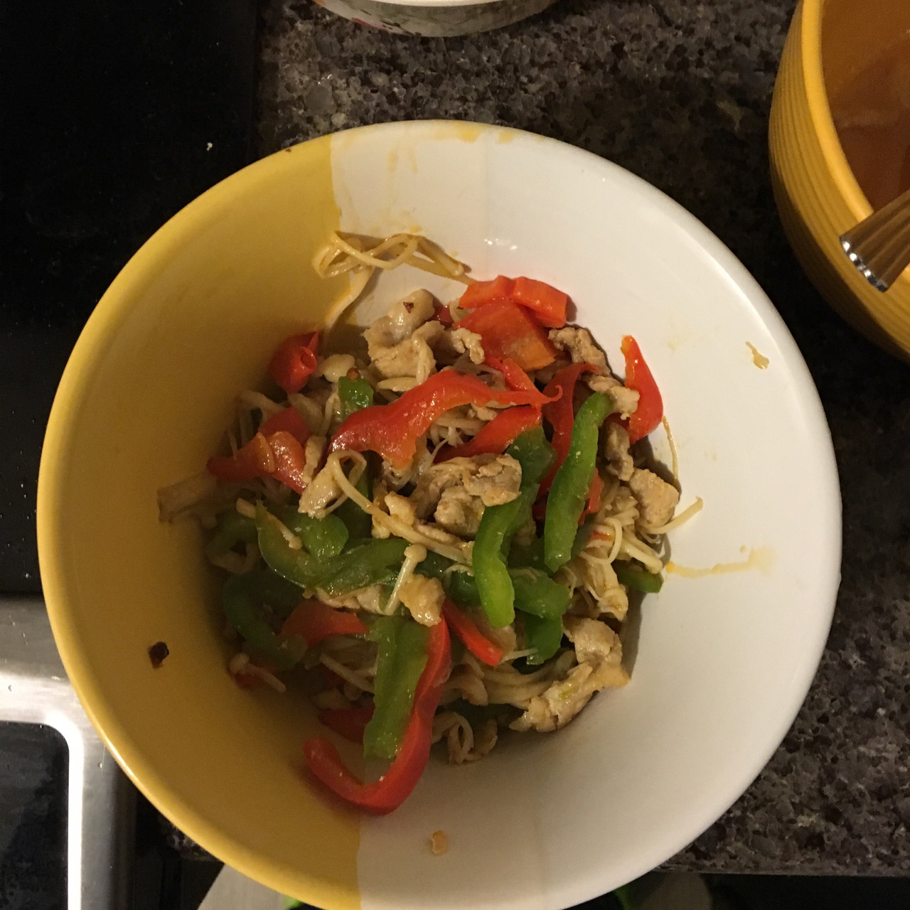 金针菇炒肉丝