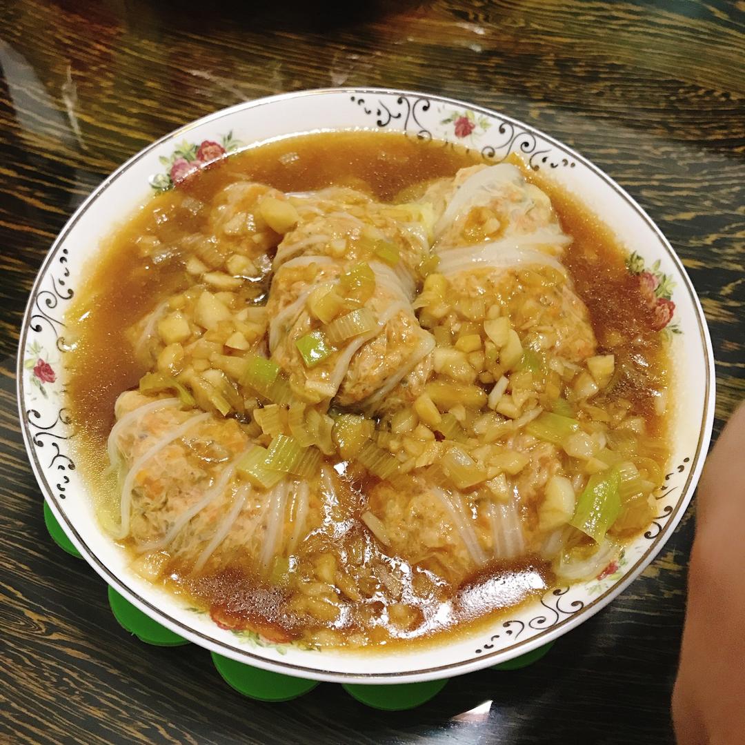 肉酿白菜卷