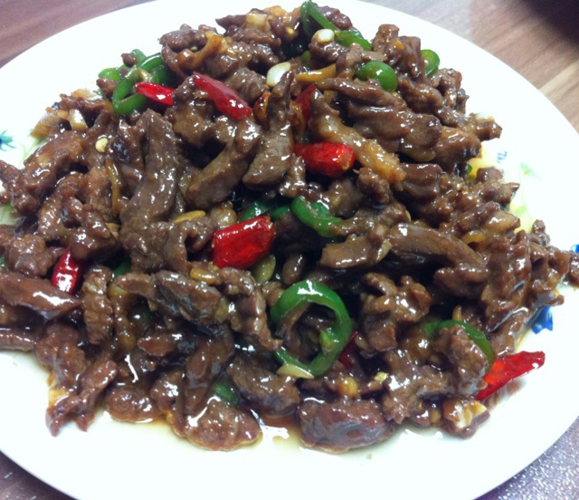 小炒牛肉