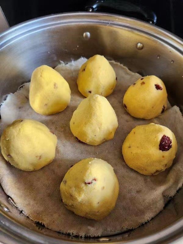 纯玉米面窝窝头(烫面.不发酵)