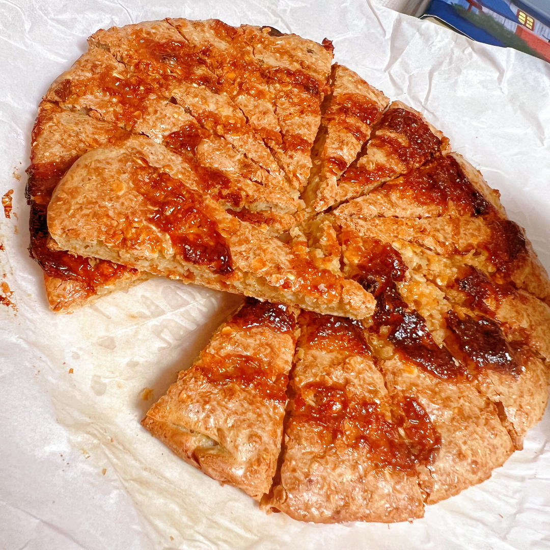 低卡奶香燕麦饼